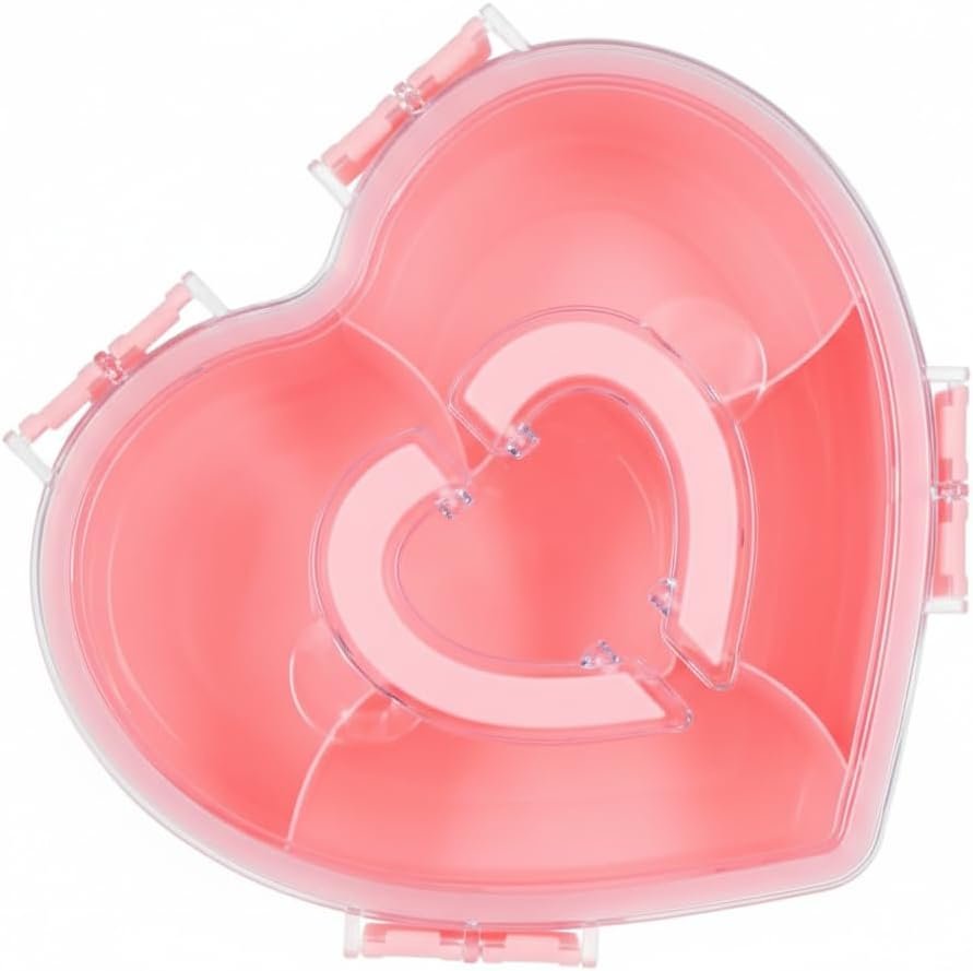 Heart Shaped Snack Container with 5 Compartments