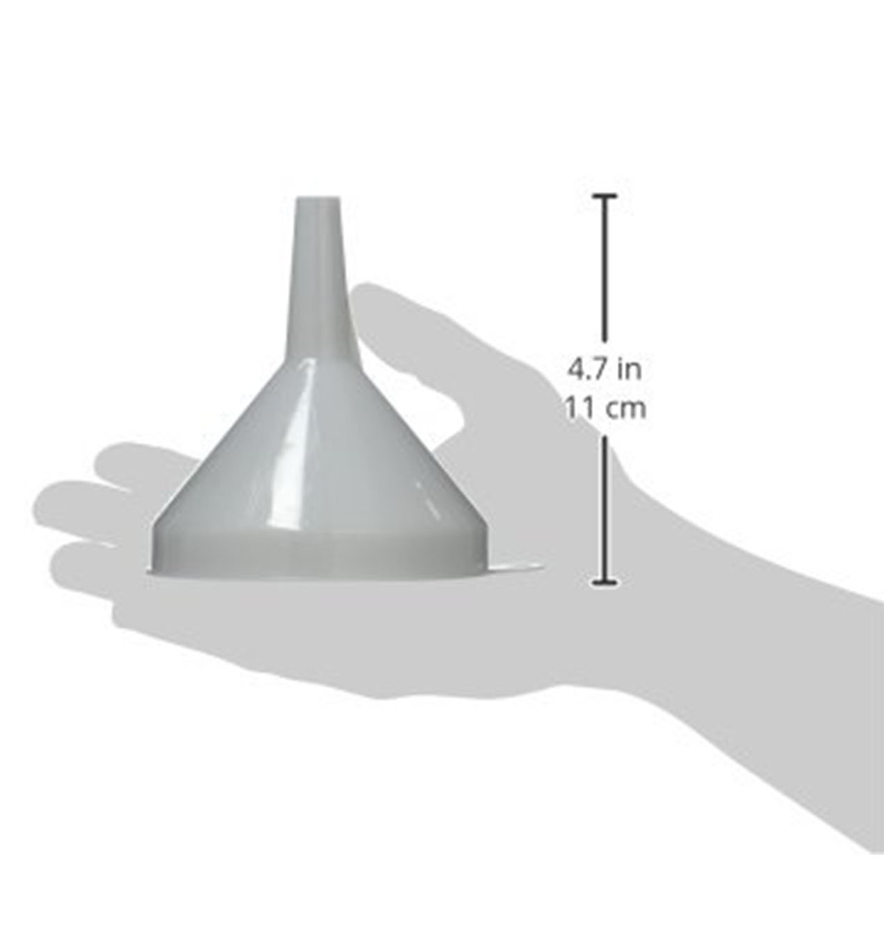 Winco 8oz Funnel, Plastic, 4-1/4"